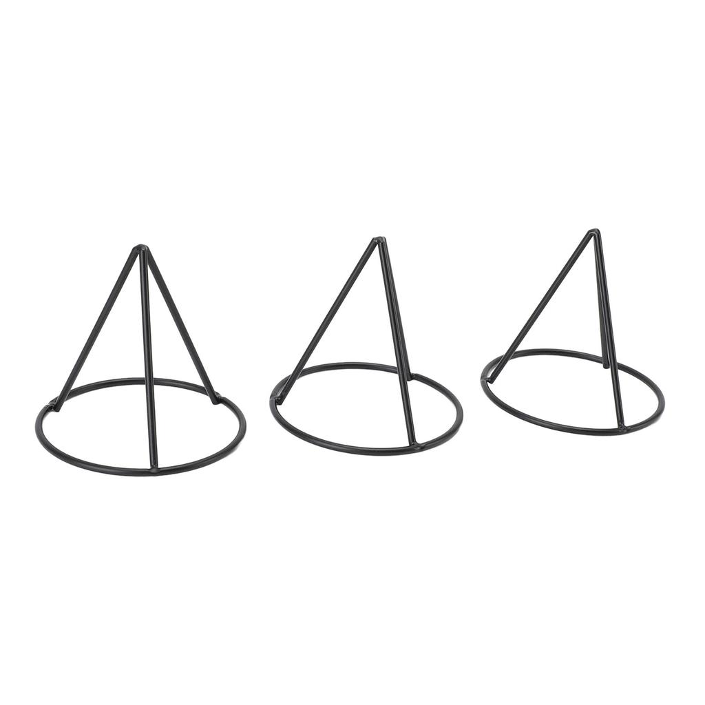 3pcs Avocado Pit Starter Rack Stable Triangular Metal Bracket for 3.4 Inch Wide Mouth Jar