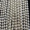 1String, White Natural Freshwater Pearls, Handmade Rice Pearl Beads for Jewelry Making DIY Crafts (Beads 9-10mm, Length 36cm)