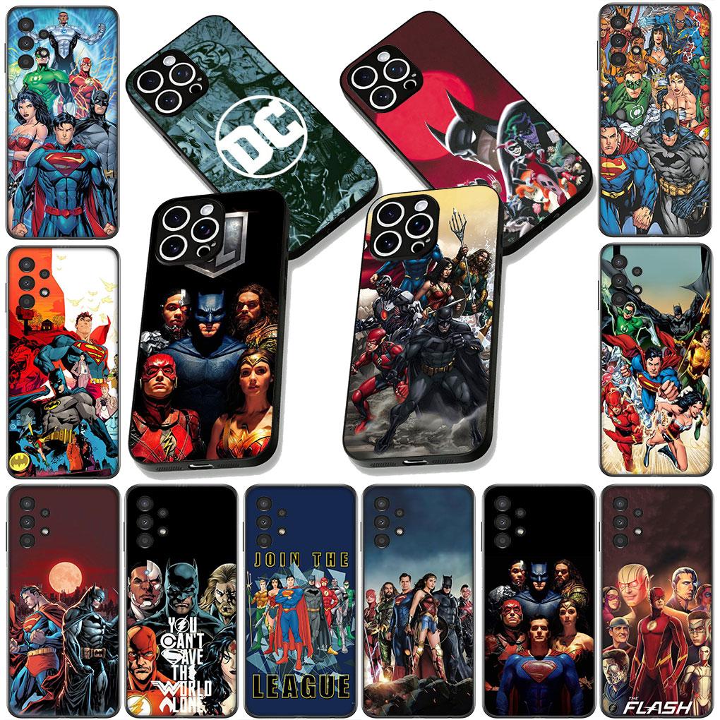 Justice League DC Comics Super Hero Phone Cover for Xiaomi Redmi Note 13 14 ProPlus A4 A3 Pro Plus 13C Pro+ Note13 Note14 Case