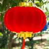 Flocked Lantern String: New Year, Wedding & Christmas Decor - Free Shipping