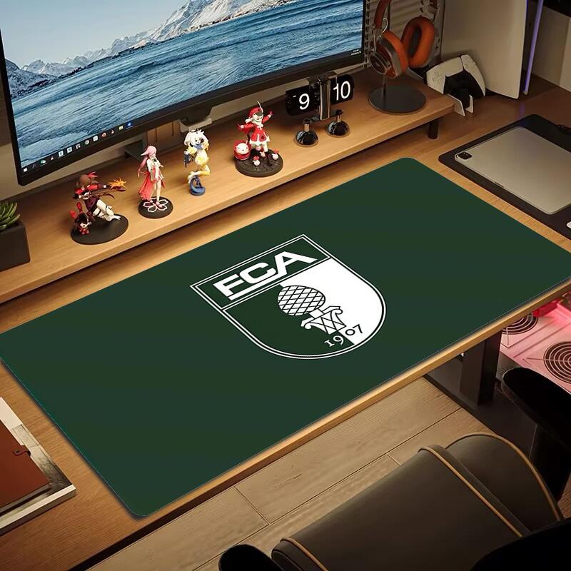 FC Augsburg2 Print  Cushion Non-slip Laptop Tablet Big Mousepad XXL Mat Mini PC Playmat With Lock edge