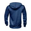 Men's Hooded Solid Color Sweater, European And American Youth Sports Multi Pocket Patch Leather Sweater Jacket