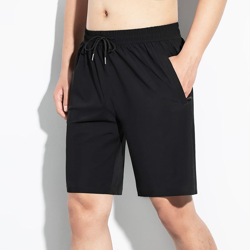 

Летние Новые Шорты Однотонные Повседневные Спортивные Свободные Шорты До Пяти Точек 7XL чёрный