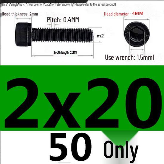 High-Strength Grade 12.9 Internal Hex Head Screws M1.4-M20
