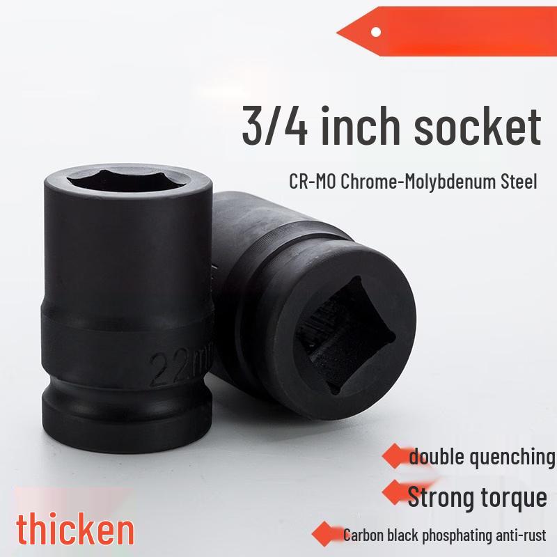 Industrial Grade 3/4 Inch Drive Hex Socket