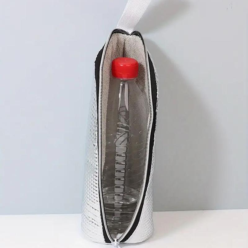 1/2Pcs Water Bottle Sleeve Thermal Insulated Water Bottle Bag Beverage Carrier Pouch Insulators Bag For Traveling Fitness Outing
