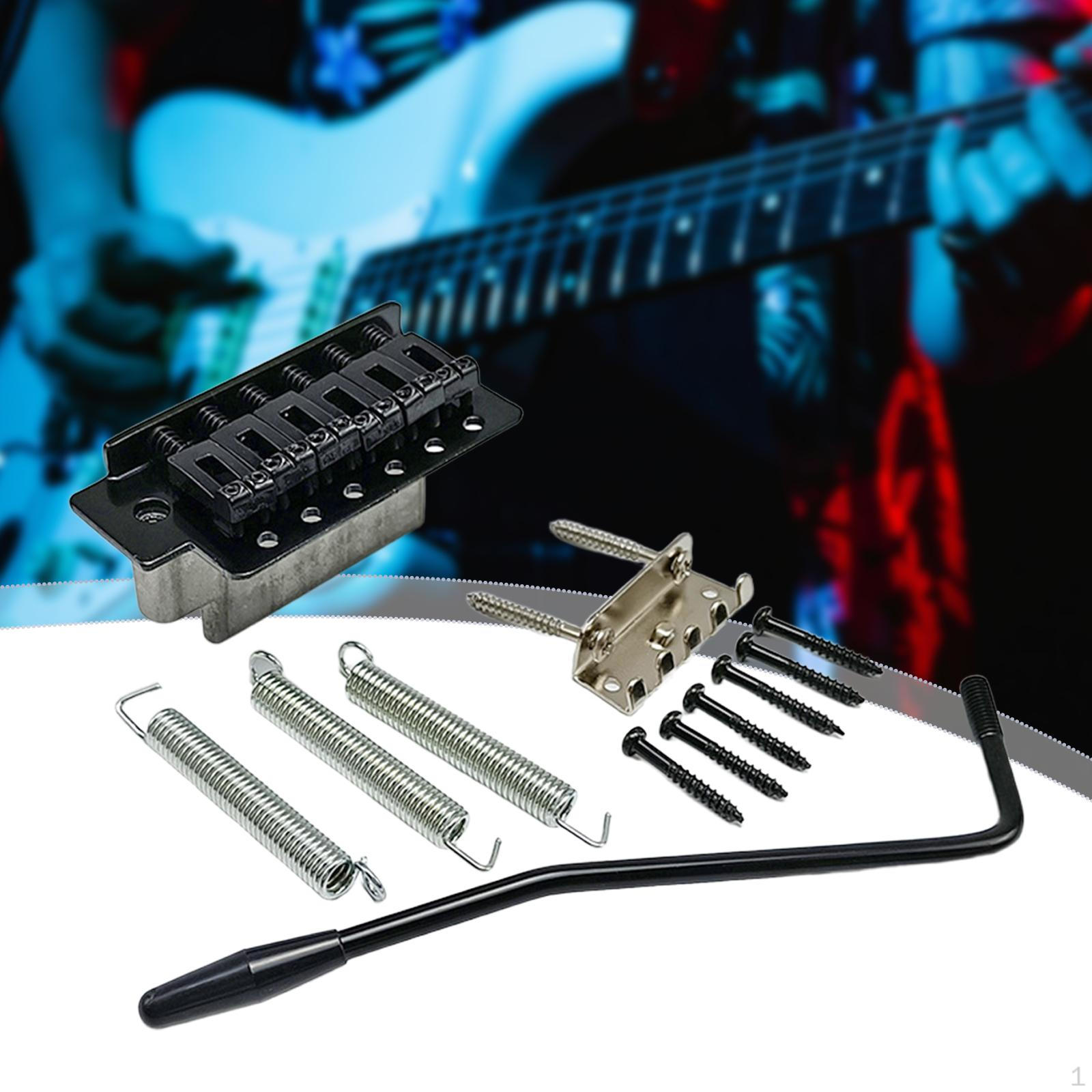 

Guitar Tremolo Bridge Musical Instruments Parts Electric for Repairing чёрный