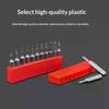 1Pcs 4-32 Hole 1/4 Holder Screwdriver Storage Box Hex Shank Screwdriver Plastic Screwdriver Storage Screwdriver Bit Holder