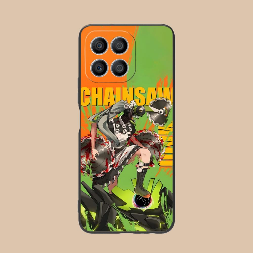 Kettensägenmann Handyhülle für Honor 90 80 70 60 50 30 20 10 9 8 7 Pro S SE Lite 5G Farbdruckhülle Luxushülle