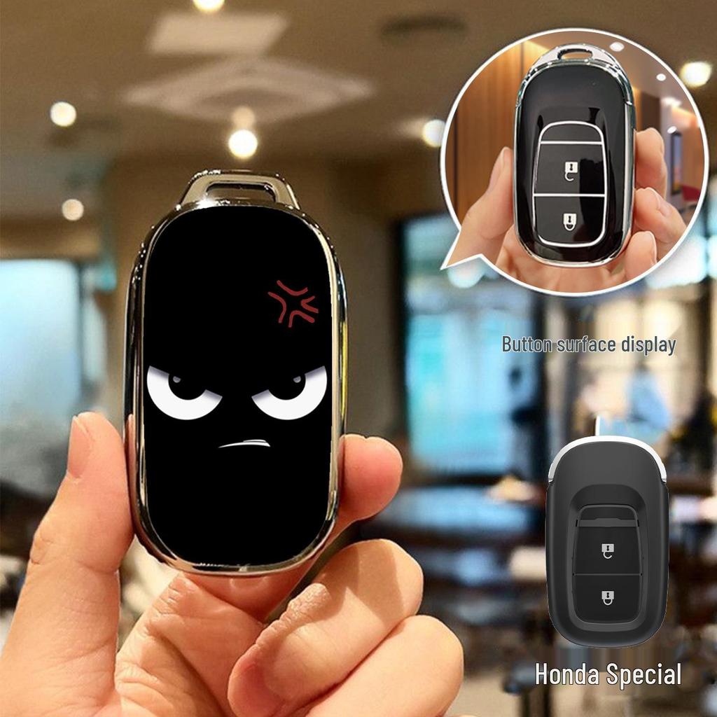 Honda Key Cover for Accord, Fit, Civic, Avancier, XR-V, Vezel, CR-V, and Breeze