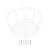 Iron Hanging Baskets Flower Pot Holder Hanger for Outdoor Balcony Garden Patio DecorWhite