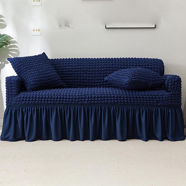 Европейский чехол для дивана эластичный универсальный секционный чехол для дивана 123 чехлы для угловых диванов с юбкой эластичные чехлы для дивана Single Seat 4424₽