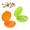 Seven Grids Rotating Pills Box Round 7 Compartments Pills Organizer for Home Travel