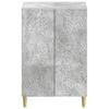 Shoe Cabinet DELFT 59.5 x 39.5 x 90 cm Engineered Wood Concrete Grey