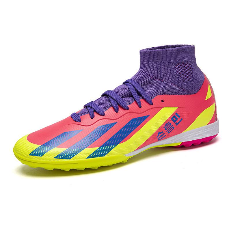 High-top football shoes men's TF broken nails AG long nails student youth competition training sneakers sports