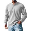Men'S Button Loose Casual Long Sleeved Shirt Fashionable Top