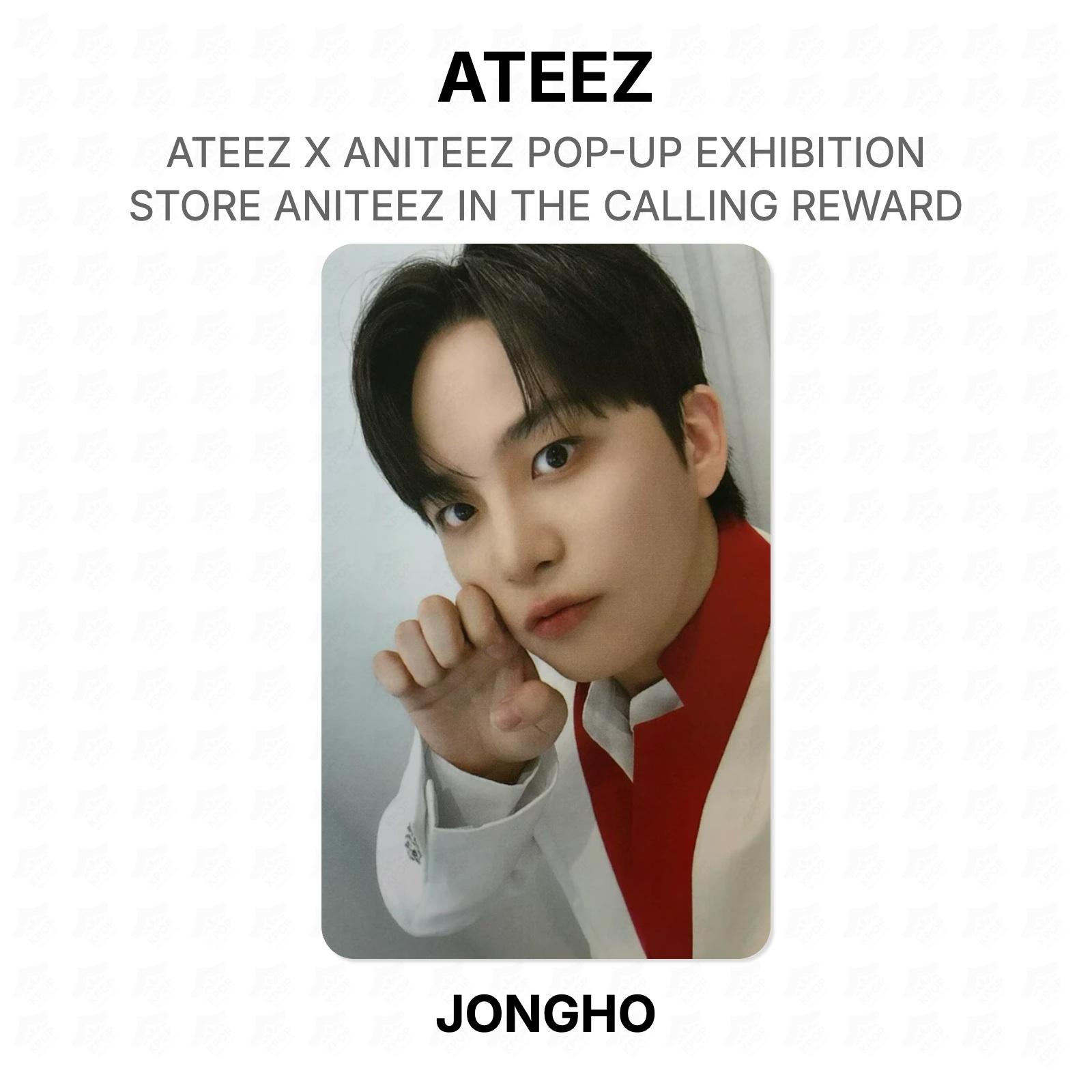 ATEEZ X ANITEEZ POP-UP EXHIBITION & STORE ANITEEZ IN THE CALLING REWARD Official Photocard JONGHO