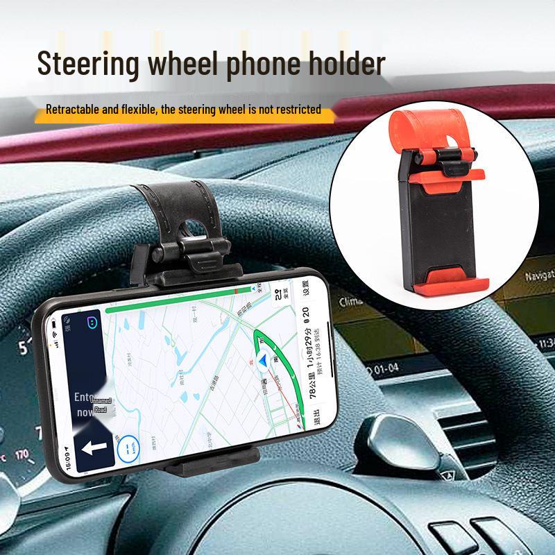 Suport de Telefon Auto pentru Volan Yushuo: Suport Portabil pentru Navigație