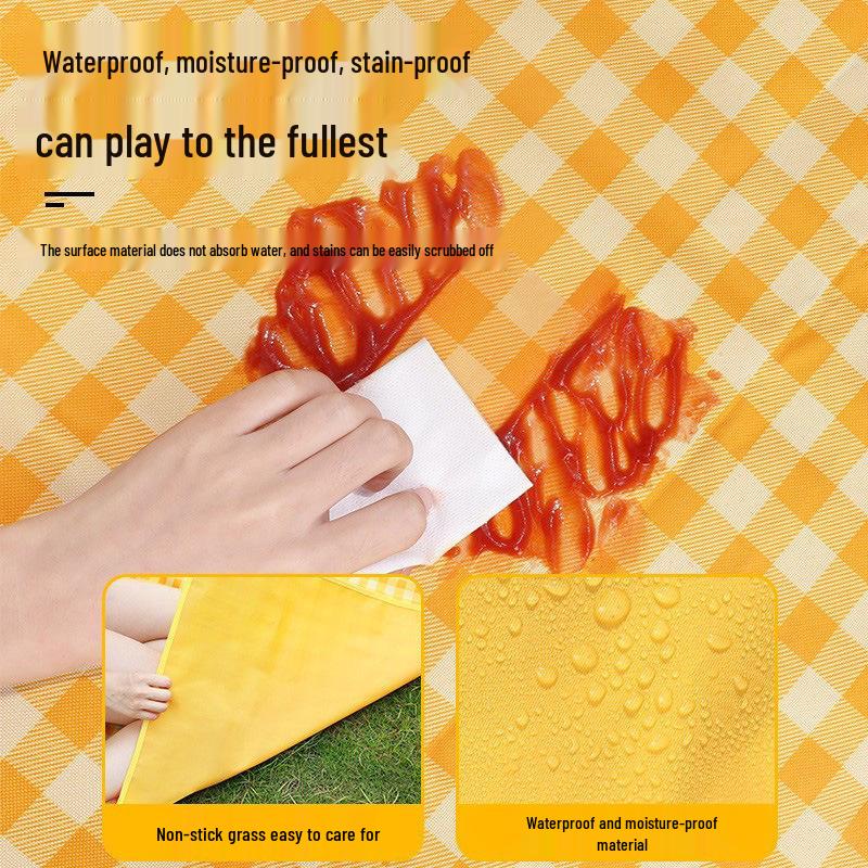 Thickened Waterproof Outdoor Picnic Mat - Camping, Beach, Tent, and Lawn Cushion