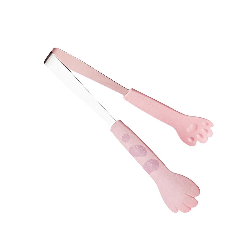 Cats Claw Food Tongs Stainless Steel Non Slip Comfortable Grip Bakery Serving Tongs Multifunctional Kitchen Tongs for Barbecue Bake Snack