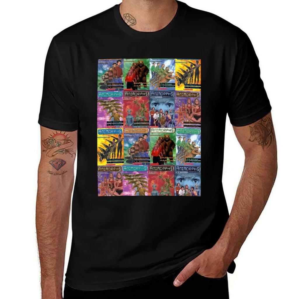 Animorphs Book Covers Tshirt Summer Casual Loose Tshirt