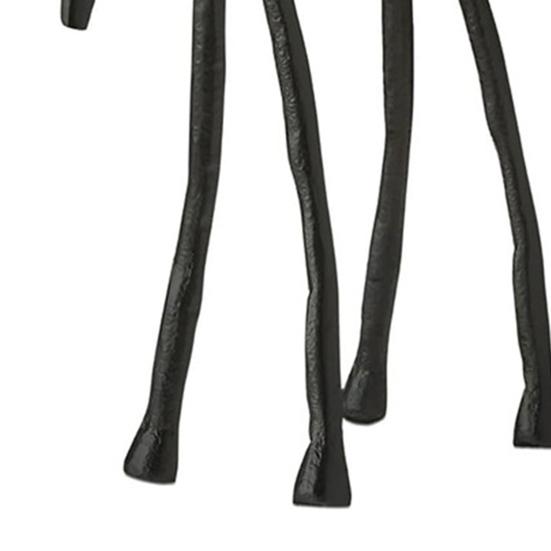 1/2Pcs Christmas Reindeer Statue Minimalist Artistic Deer Figurine Metal Animal Sculpture Home Office Desktop Decoration Ornament