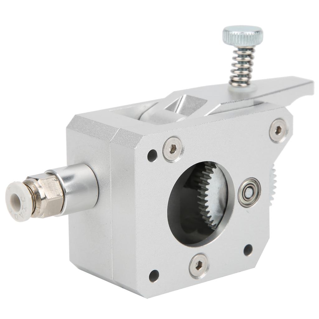 Dual Drive Gear Extruder Full Metal Body 1.75mm Consumable for 3D Printer (Silver) Main droite