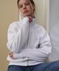 Apego Sports Jersey Zip-Up White