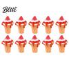 Mini Strawberry Jam Small Fake Tiny 3D Ice Creams Charms 10Pcs Resin Dessert Food Ornaments