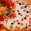 Double-layer Bat Wall Decals Halloween Decals, Self Adhesive Room Stickers, Double Layer Spooky Realistic Ornaments PVC Art for Mysterious Party