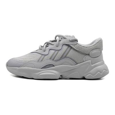 Originals Ozweego Cushioning Durable Low-Top Kids Casual Shoes Kids Sneaker Gray GX1645