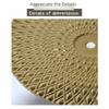 Moderne Goldene Wanddekoration Schmiedeeisen Runde Platte Wandanhänger DIY Foto Requisiten Wandornament Wohnzimmer