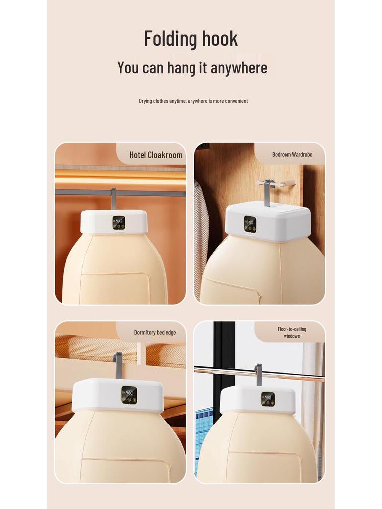 Portable Folding Clothes Dryer for Dorms & Underwear