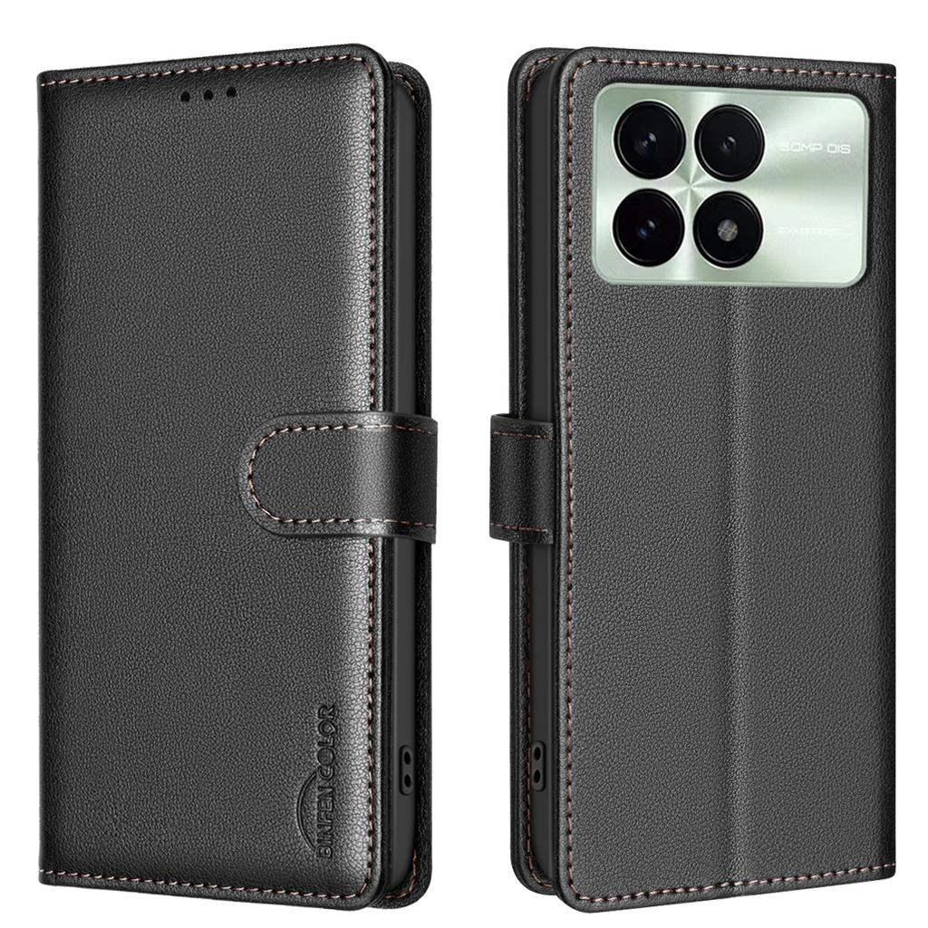 BINFEN COLOR BF32 For Xiaomi Redmi K70 Pro 5G/K70 5G/Poco F6 Pro 5G RFID Blocking PU Leather Phone Cover
