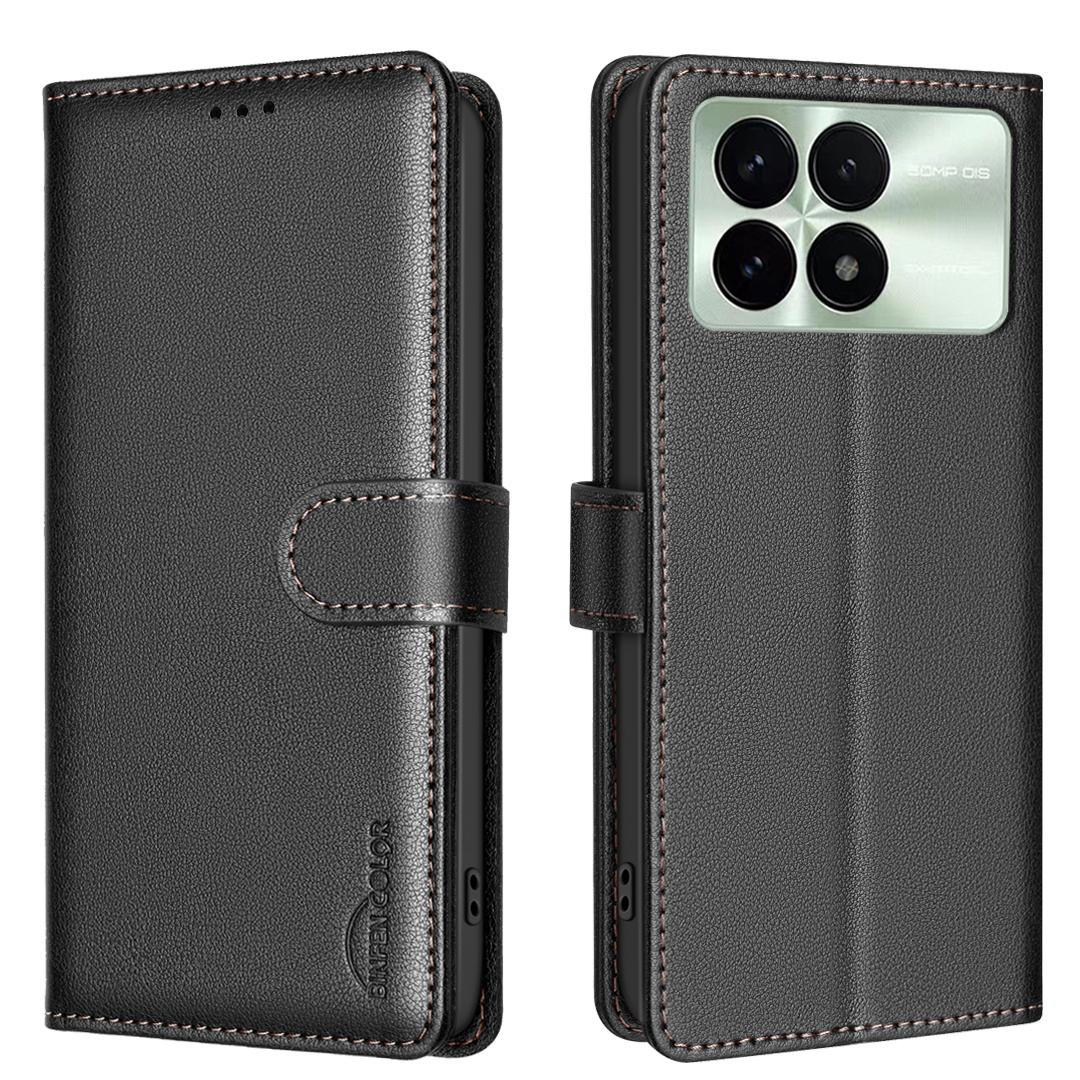 

BINFEN COLOR BF32 For Xiaomi Redmi K70 Pro 5G/K70 5G/Poco F6 Pro 5G RFID Blocking PU Leather Phone Cover A