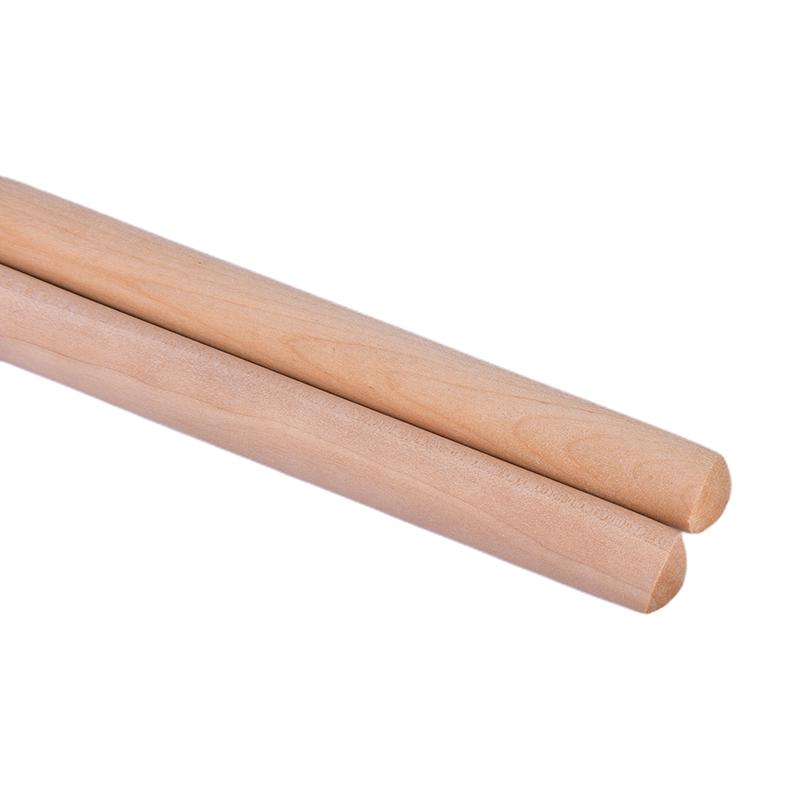 1Pair Lightweight Music Children Maple Wood Oval Tip Drum Sticks Accessories