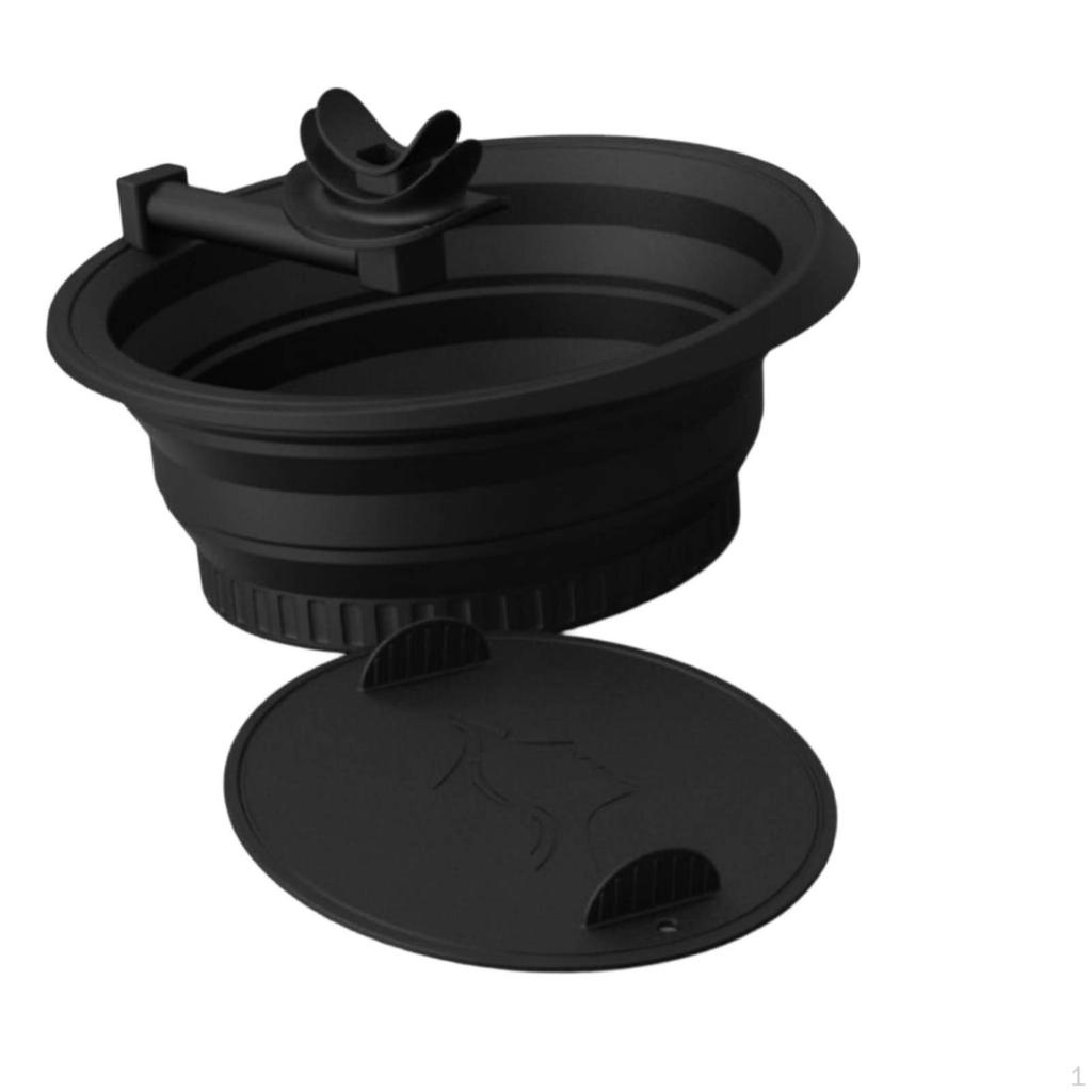 Facial Ice Bath Basin Portable Face Easy to Clean Silicone Bowl for Domestic