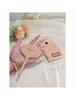 Miroir de Maquillage Portatif Cucci Rose avec Poignée, Miroir Cosmétique Portable pour Femmes, Cadeau Idéal