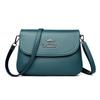 Small Square-shaped Crossbody Bag, Soft Leather, Middle-aged Mother's Bag, Single Shoulder Bag, Small Bag Casually