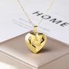 12 Zodiac Signs  Openable Photo Frame Heart Locket Necklace for Women Gold Plated Astrology Horoscope Photo Pendant Jewelry Gift