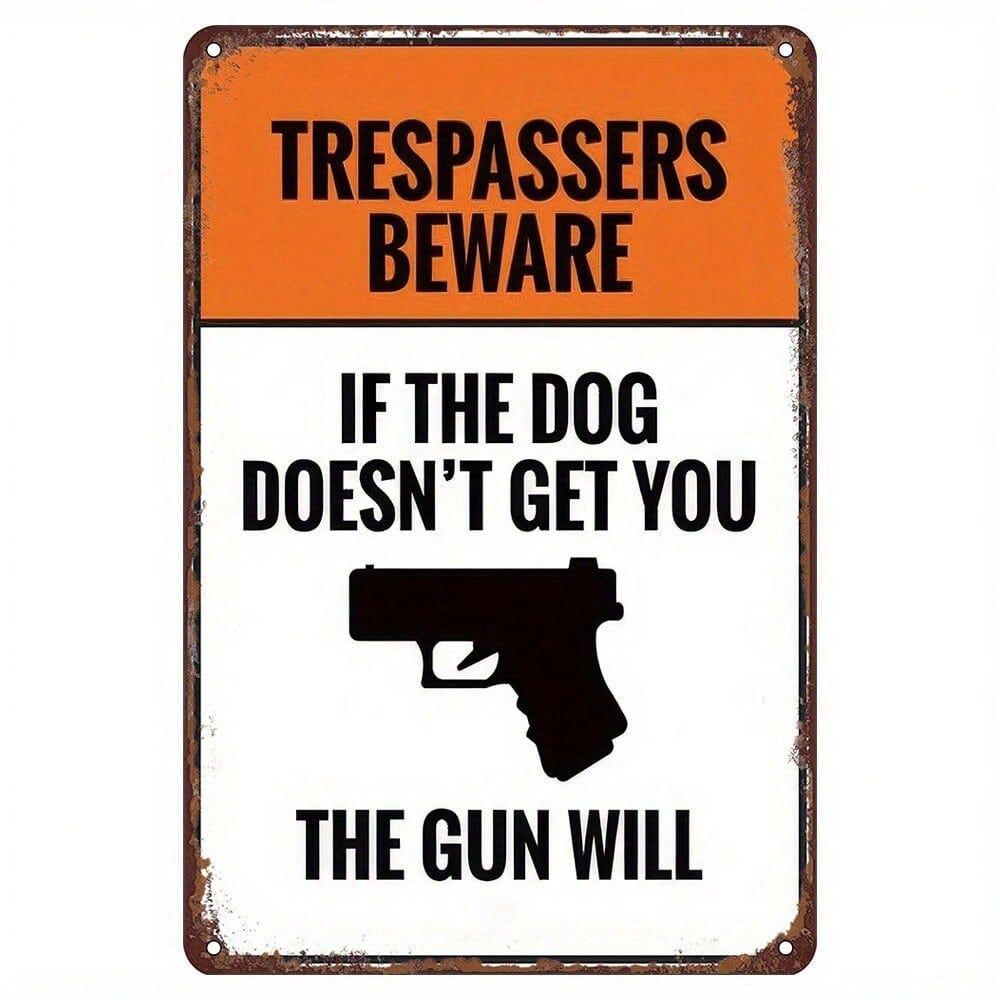 

VETRAS Metal Tin Sign 8x12 Vintage Warning Wall Art Home Bar Garage Decor різнокольоровий