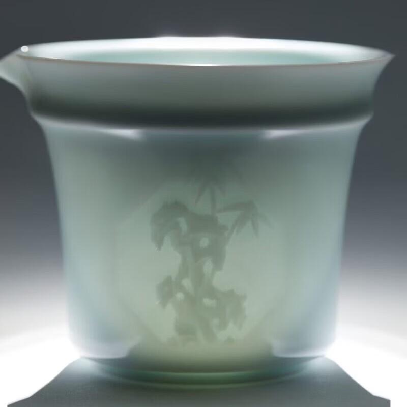 Gong Li Forbidden City Bamboo Stone Elegant Portable Tea Set