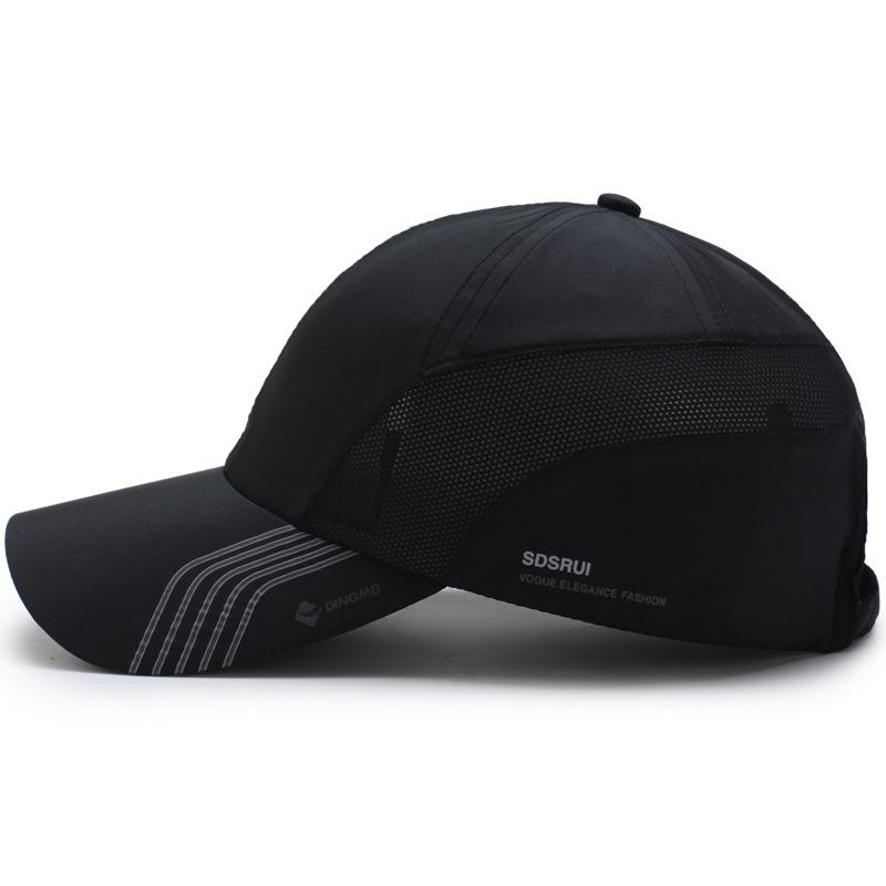 Summer Mesh Baseball Caps For Men Outdoor Sports Quick Drying Sunhat Unisex Solid Cycling Hats Women Print Sunscreen Cap New