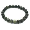 8mm Natural Russian Serpentine Gemstone Beads Jewelry Handcrafted Beads Bracelet 7.5" For Love Once's RBB-37