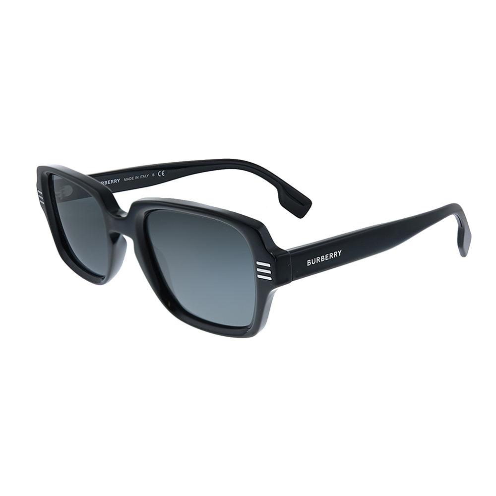 

Burberry Eldon BE 4349 300187 Солнцезащитные очки унисекс прямоугольные черные