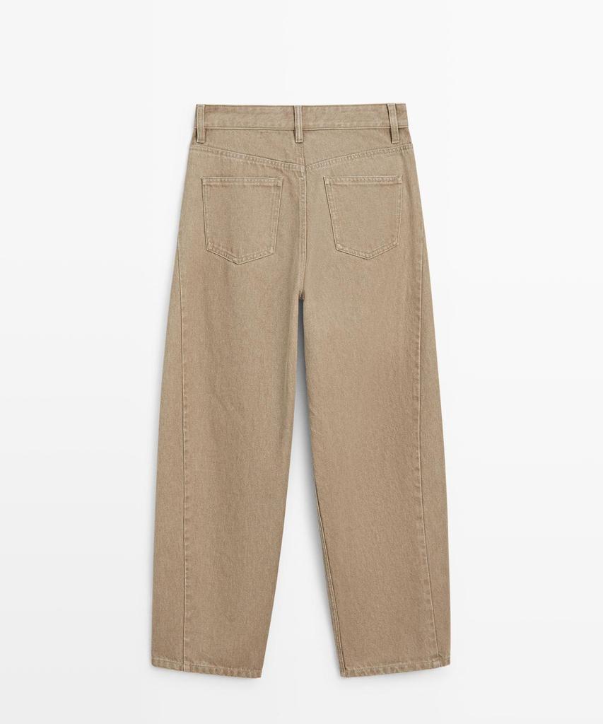 Masimodutti Balloon Mid-Waist Pants