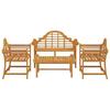 VidaXL Salon de jardin 4 pcs Bois de teck solide 3100779