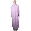 Set 3 Pezzi/Set Top Pantaloni Cappotto Donna Colore Unico Scollo a V Profondo Corto