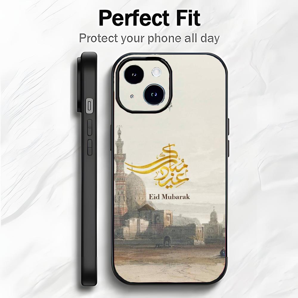 

Happy Eidal-Fitr Mubarak Phone Case Phone Case Soft Packaging Lightweight For iPhone17 16 15 14 13ProMax iphone17air