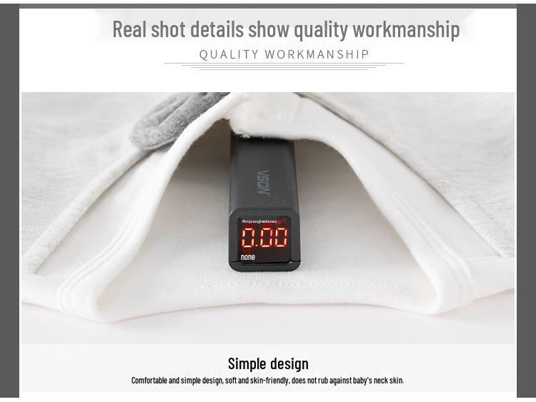 Body bébé quatre saisons: Combinaison formelle grise à manches longues pour nouveau-nés